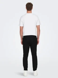 ONSLINUS Tapered Fit Lin Joggebukse