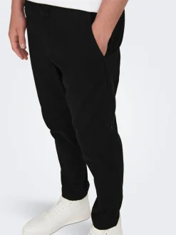 ONSLINUS Tapered Fit Lin Joggebukse