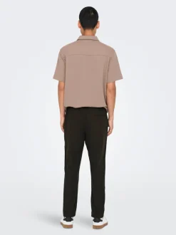 ONSLINUS Tapered Fit Lin Joggebukse
