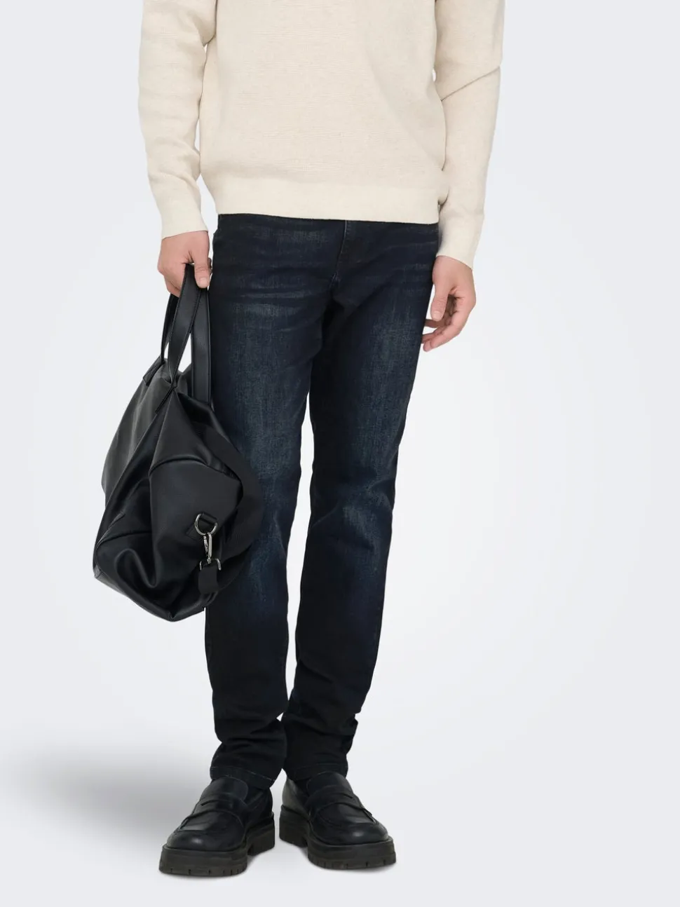 ONSLOOM Middels høy midje Slim Fit Jeans
