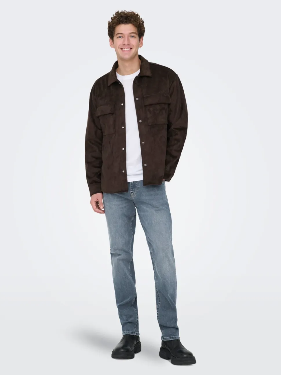 ONSLOOM Middels høy midje Slim Fit Jeans