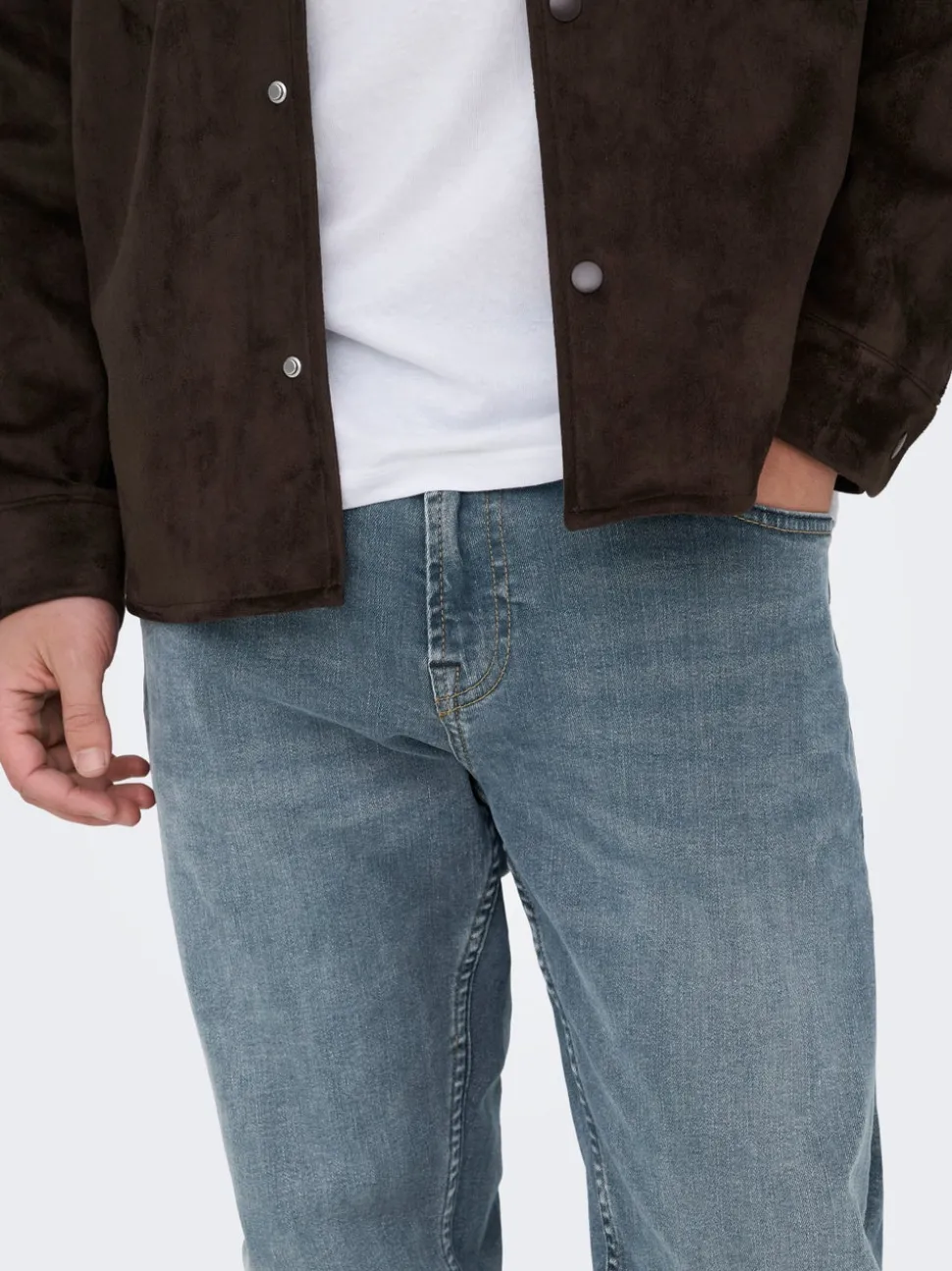 ONSLOOM Middels høy midje Slim Fit Jeans
