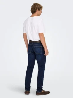 ONSLOOM Middels høy midje Slim Fit Jeans