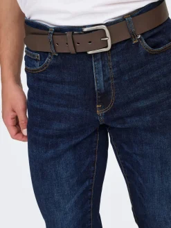 ONSLOOM Middels høy midje Slim Fit Jeans