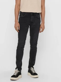 ONSLOOM Middels høy midje Slim Fit Jeans