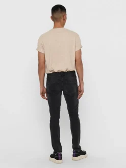 ONSLOOM Middels høy midje Slim Fit Jeans