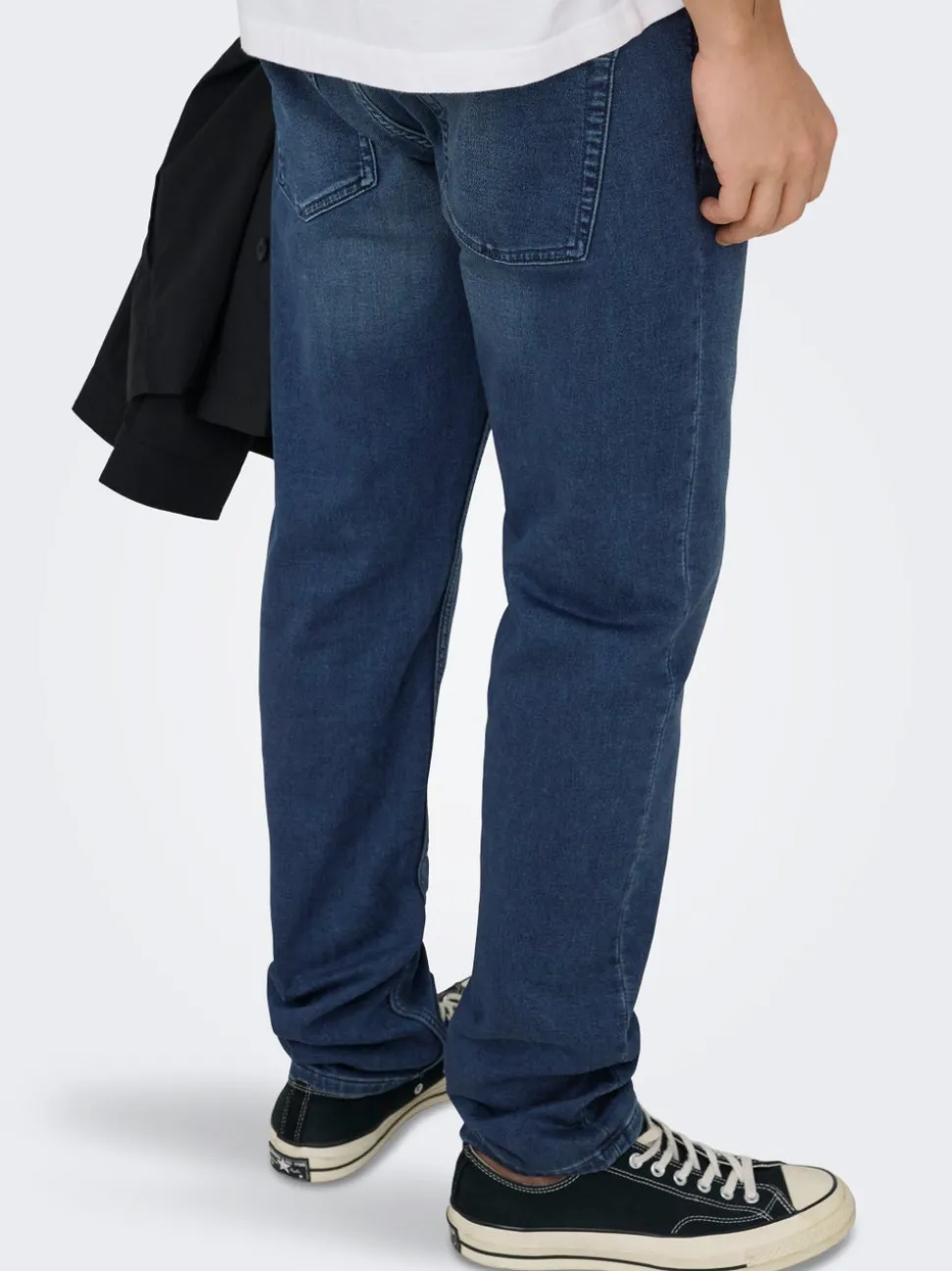ONSLOOM Middels høyt snitt Slim Fit Jeans