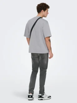 ONSLOOM Middels høyt snitt Slim Fit Jeans