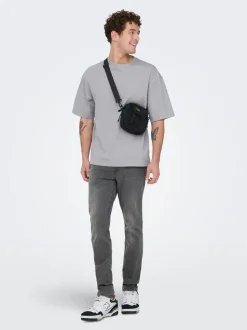 ONSLOOM Middels høyt snitt Slim Fit Jeans