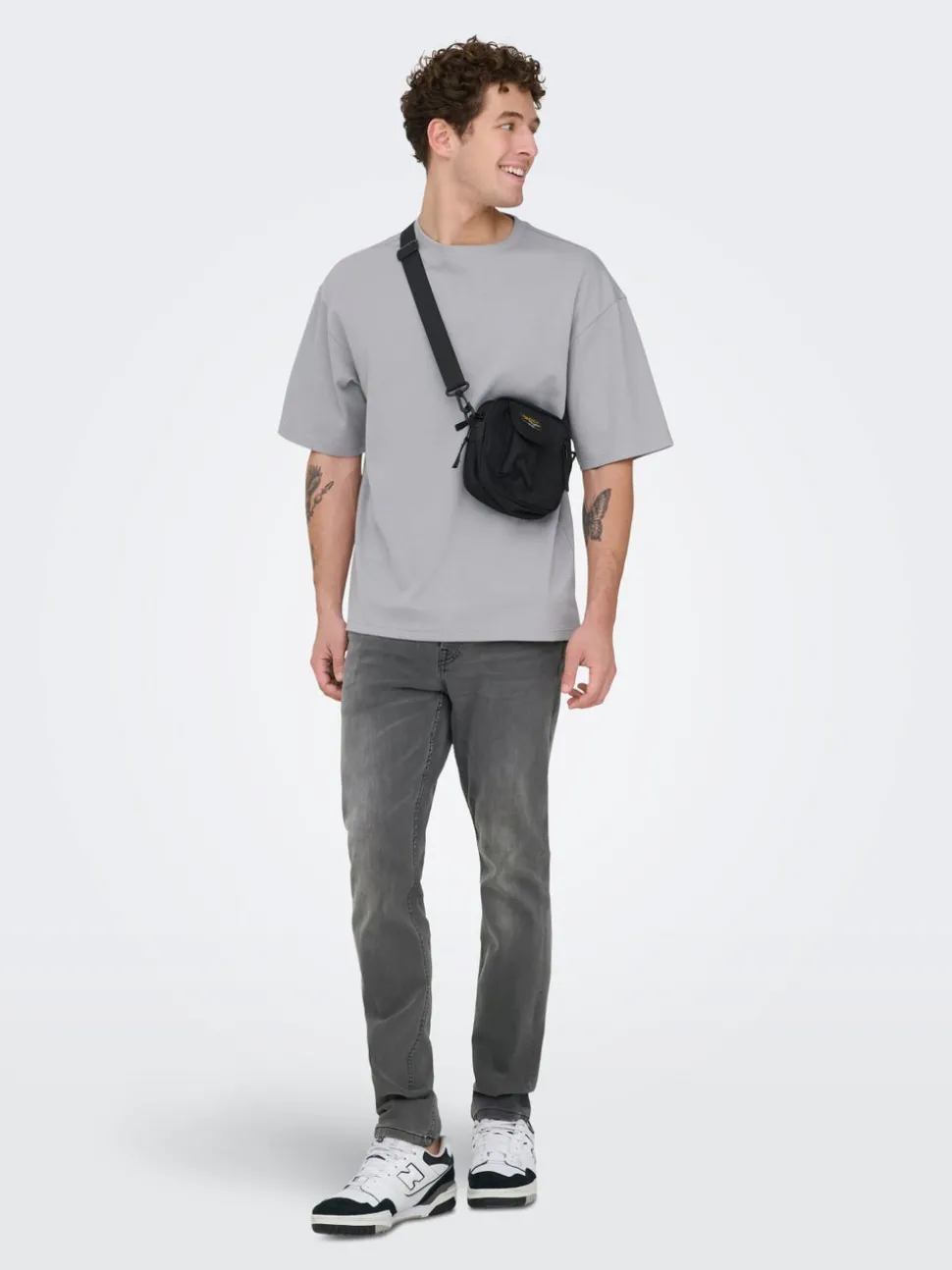 ONSLOOM Middels høyt snitt Slim Fit Jeans