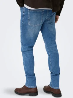 ONSLOOM Middels høyt snitt Slim Fit Jeans