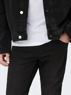 ONSLOOM Middels høyt snitt Slim Fit Jeans
