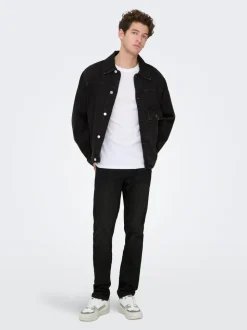 ONSLOOM Middels høyt snitt Slim Fit Jeans