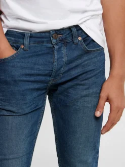 ONSLOOM Middels høyt snitt Slim Fit Jeans