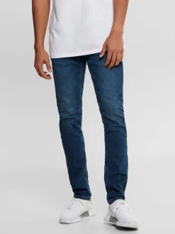 ONSLOOM Middels høyt snitt Slim Fit Jeans