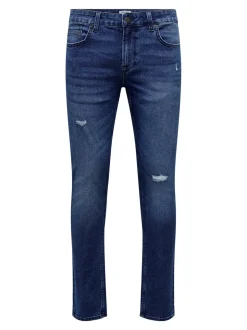 ONSLOOM Middels høyt snitt Slim Fit Jeans