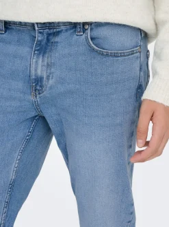 ONSLOOM Middels høyt snitt Slim Fit Jeans