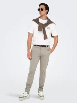 ONSMARK Slim Tapered Fit Chinobukse