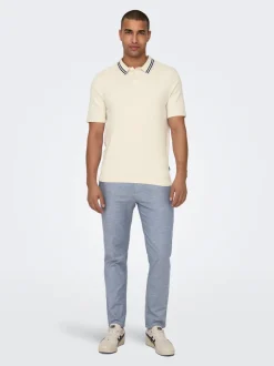 ONSMARK Tapered Fit Lin Chinobukse