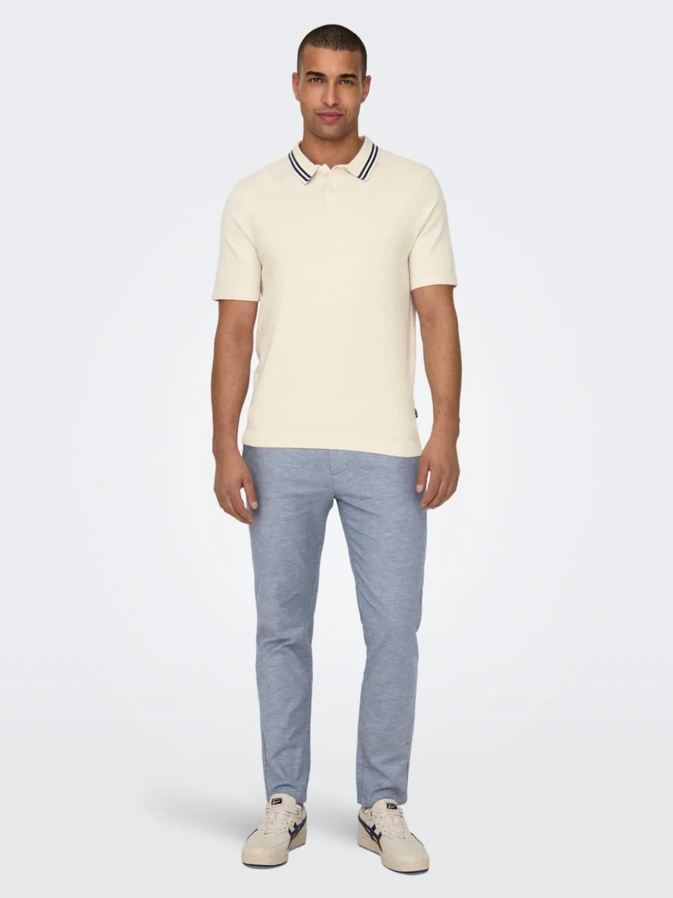 ONSMARK Tapered Fit Lin Chinobukse