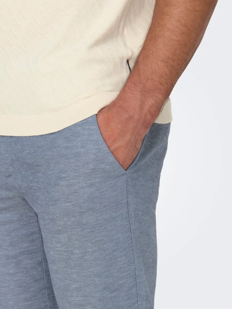 ONSMARK Tapered Fit Lin Chinobukse