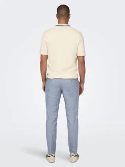 ONSMARK Tapered Fit Lin Chinobukse