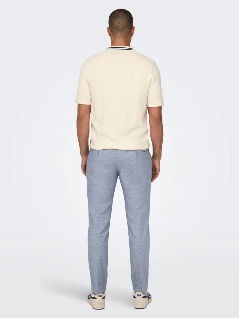 ONSMARK Tapered Fit Lin Chinobukse