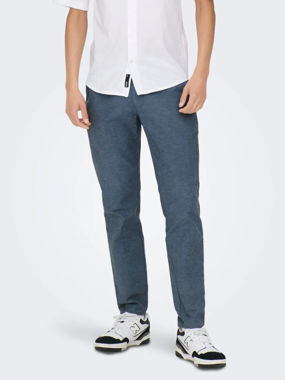 ONSMARK Tapered Fit Lin Chinobukse