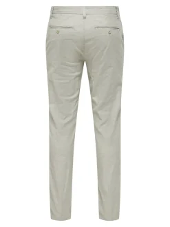 ONSMARK Tapered Fit Lin Chinobukse