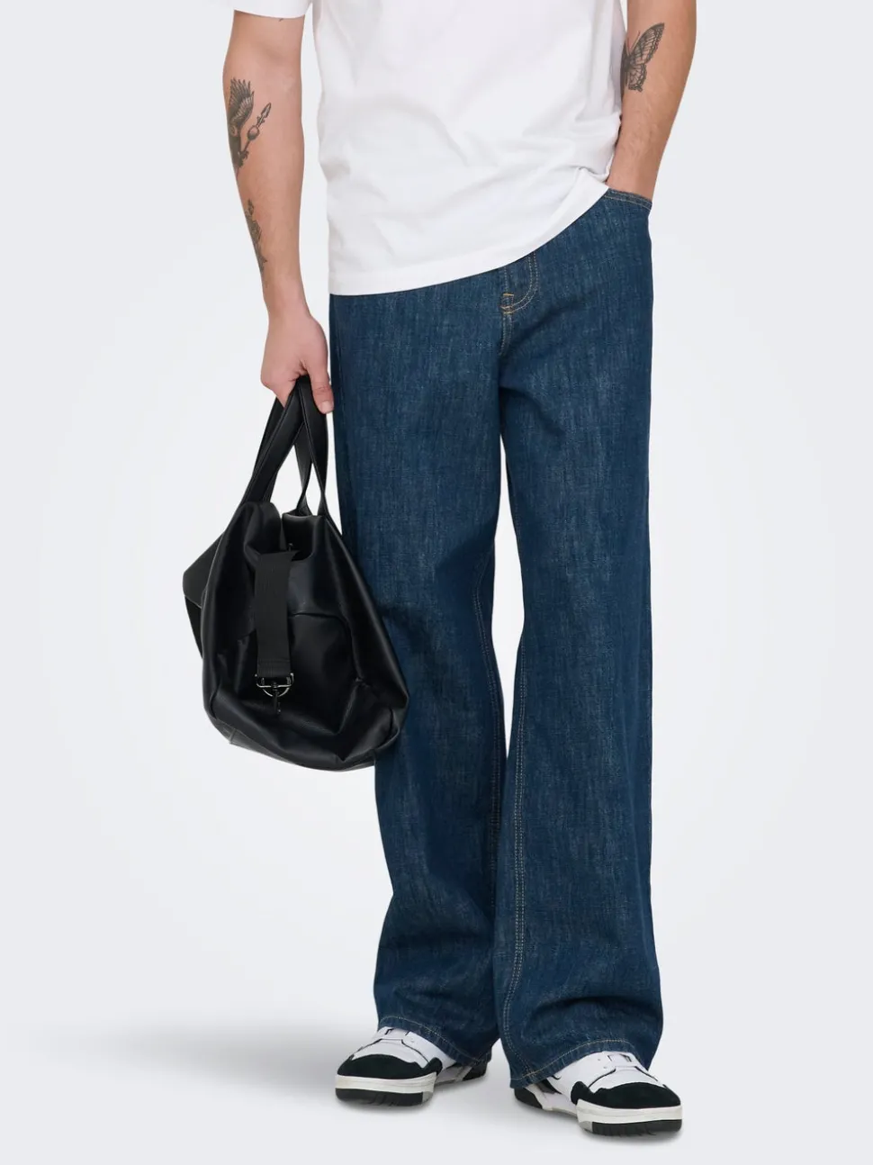 ONSREMI Middels høyt snitt Wide Leg Fit Jeans