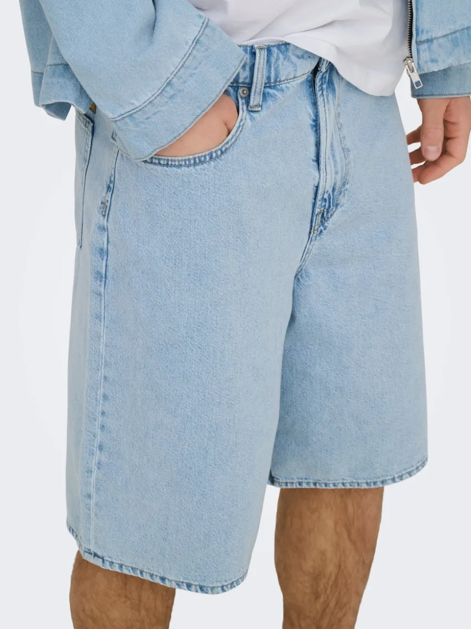 ONSREMI Middels høyt snitt Wide Leg Fit Shorts