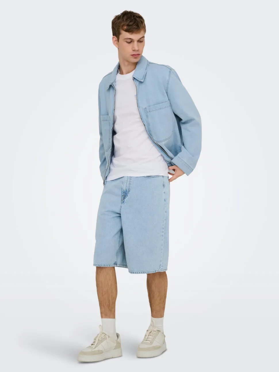 ONSREMI Middels høyt snitt Wide Leg Fit Shorts