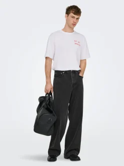 ONSREMI Middels høyt snitt Barrel-passform Jeans