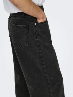 ONSREMI Middels høyt snitt Barrel-passform Jeans