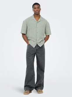 ONSREMI Middels høyt snitt Wide Leg Fit Jeans