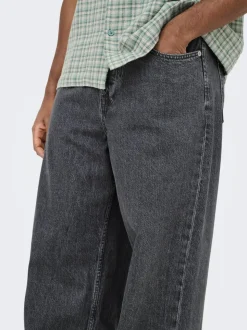 ONSREMI Middels høyt snitt Wide Leg Fit Jeans