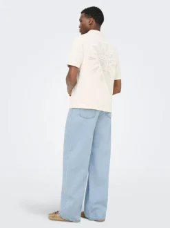 ONSREMI Middels høyt snitt Wide Leg Fit Jeans