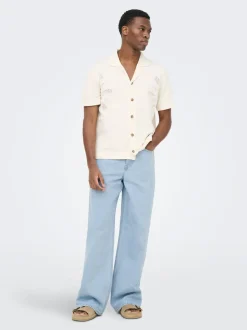 ONSREMI Middels høyt snitt Wide Leg Fit Jeans