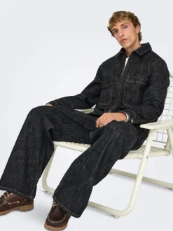 ONSREMI Middels høyt snitt Wide Leg Fit Jeans
