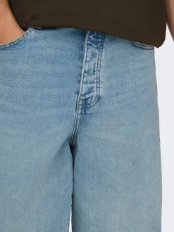 ONSREMI Middels høyt snitt Wide Leg Fit Stretch Jeans