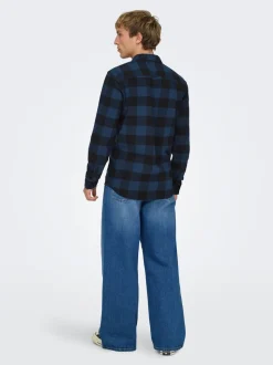 ONSREMI Middels høyt snitt Wide Leg Fit Stretch Jeans