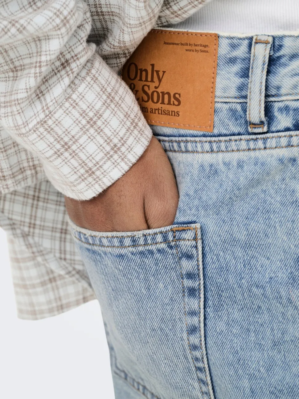 ONSREMI Middels høyt snitt Wide Leg Fit Jeans