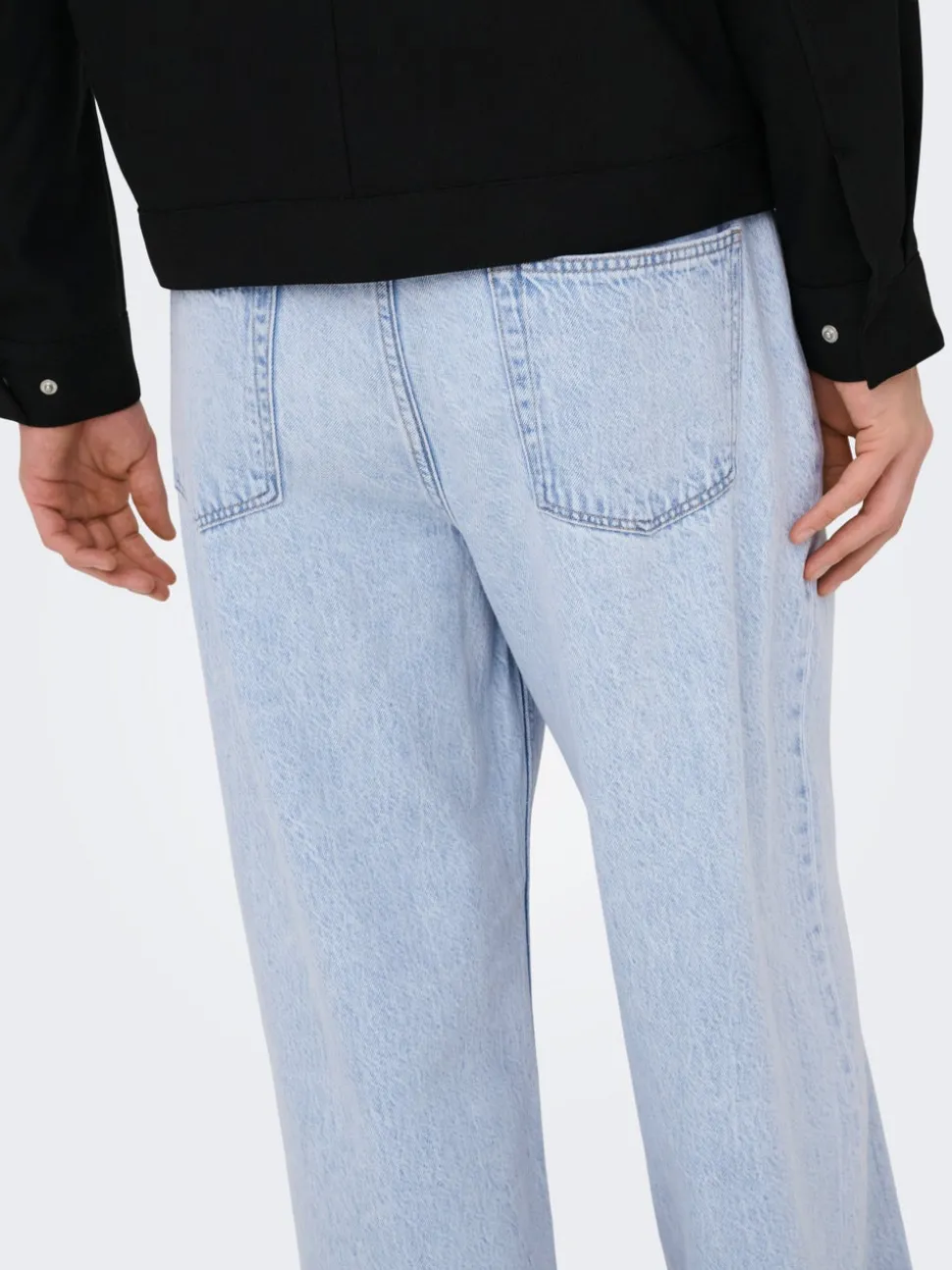 ONSREMI Middels høyt snitt Barrel-passform Jeans