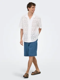 ONSREMI Middels høyt snitt Wide Leg Fit Shorts