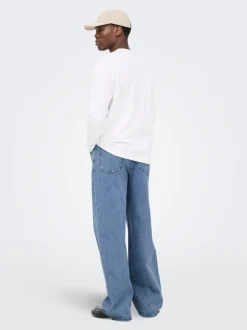 ONSREMI Middels høyt snitt Wide Leg Fit Jeans