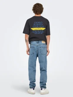 ONSTYE Høyt snitt Tapered Fit Jeans