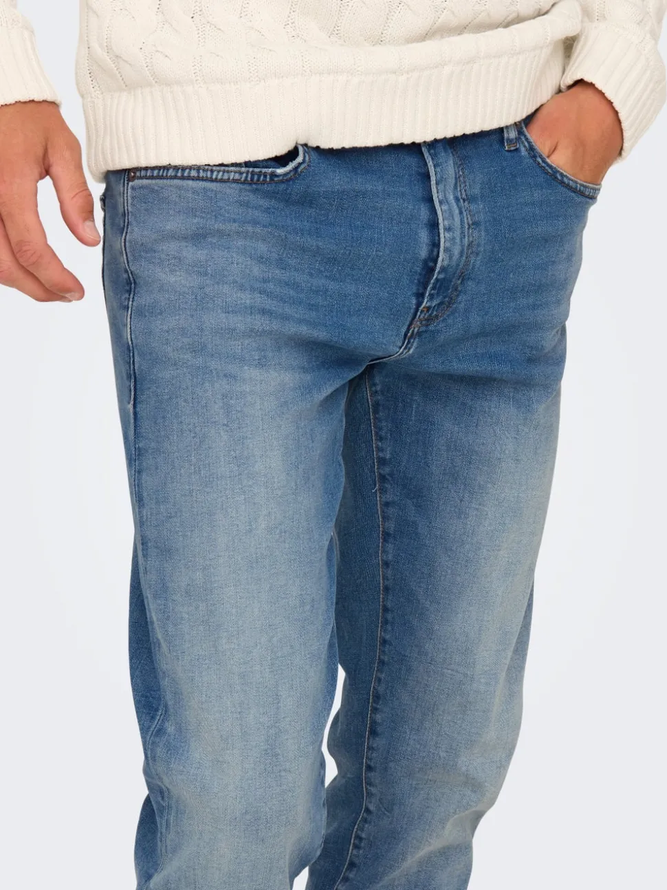 ONSWEFT Middels høy midje Regular Fit Jeans
