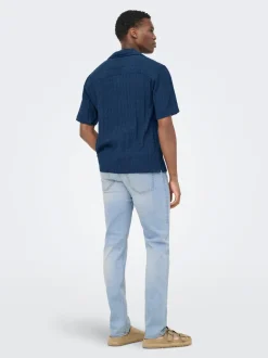ONSWOLF Middels høyt snitt Regular Fit Jeans
