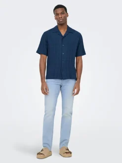ONSWOLF Middels høyt snitt Regular Fit Jeans