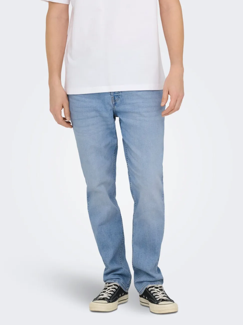 ONSYOKE Middels høy midje Tapered Fit Jeans